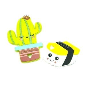 Baby Teether Toy Cute Cactus & Cute Sushi